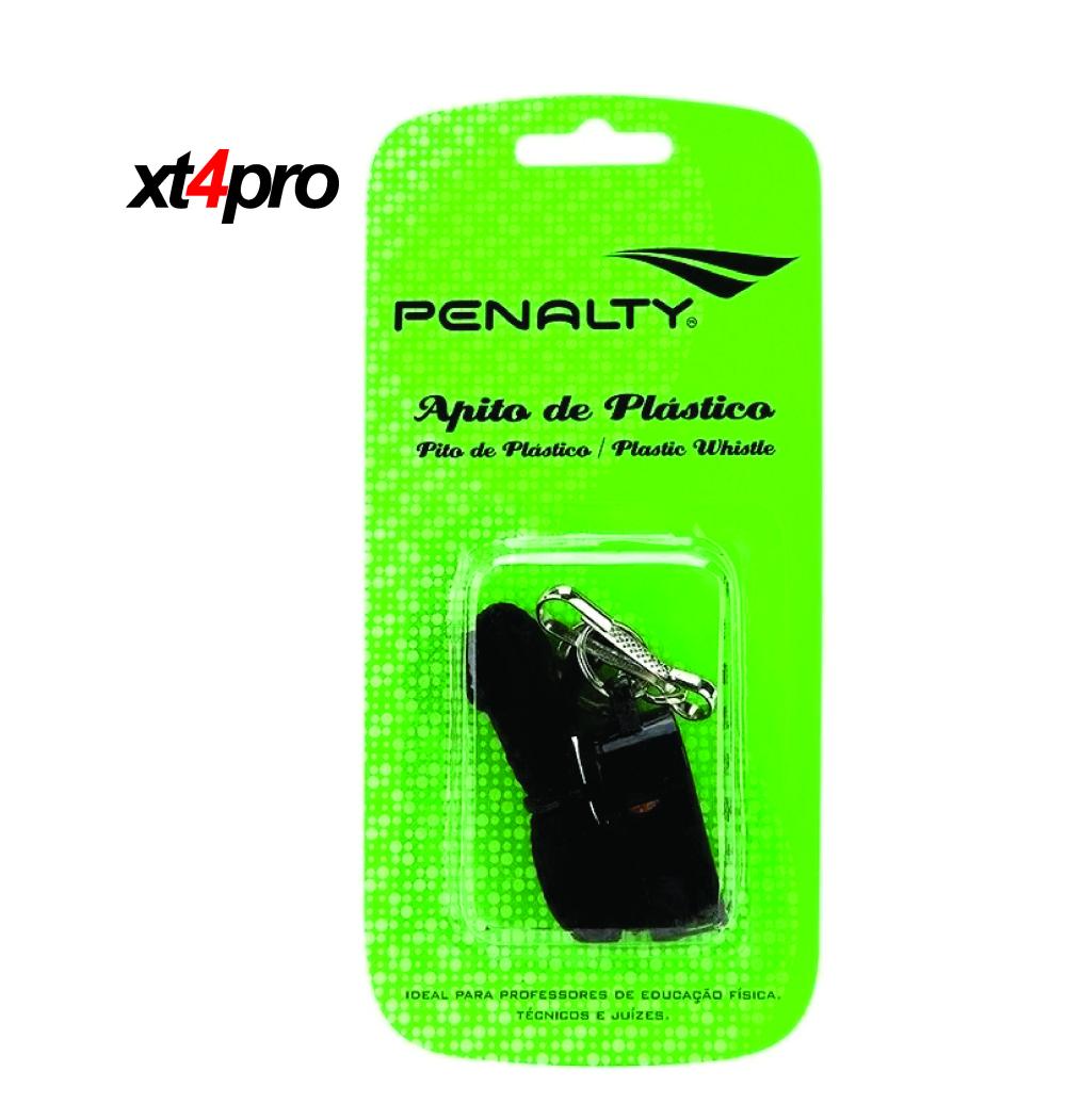 Apito Profissional Juiz - Penalty - Preto plastico