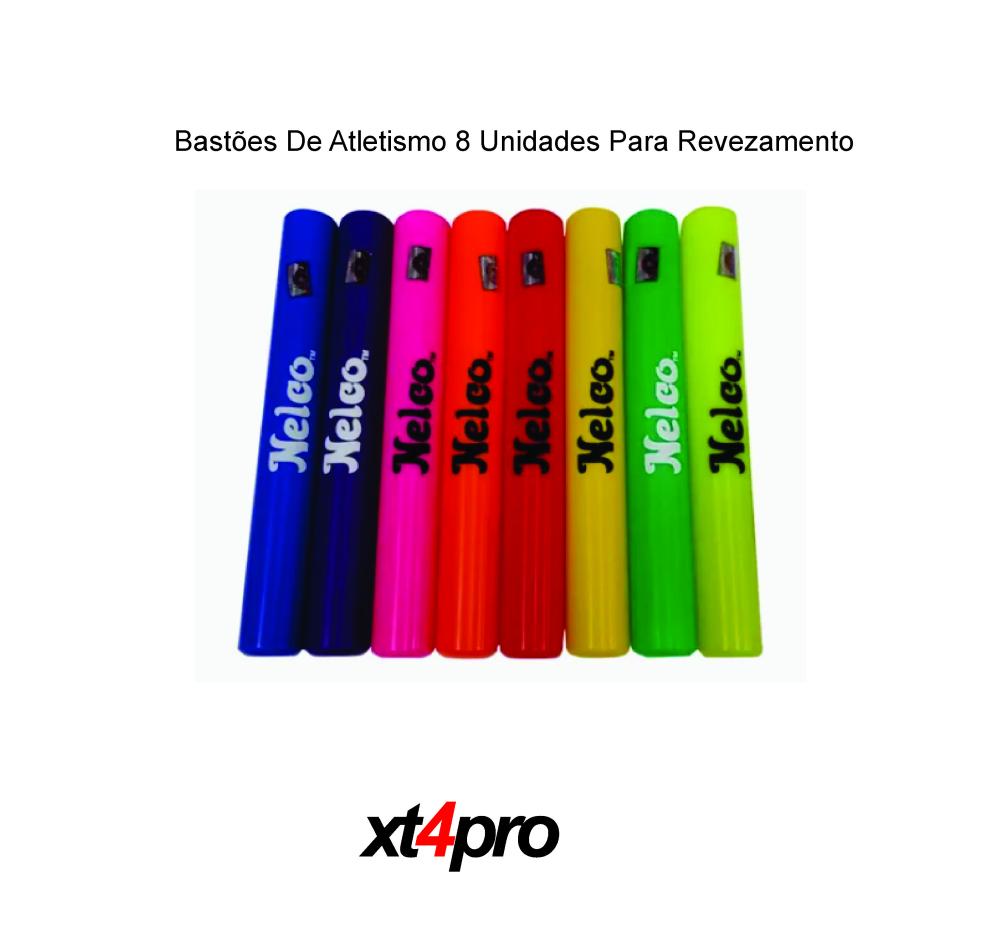 Bastões De Atletismo 8 Unidades Para Revezamento